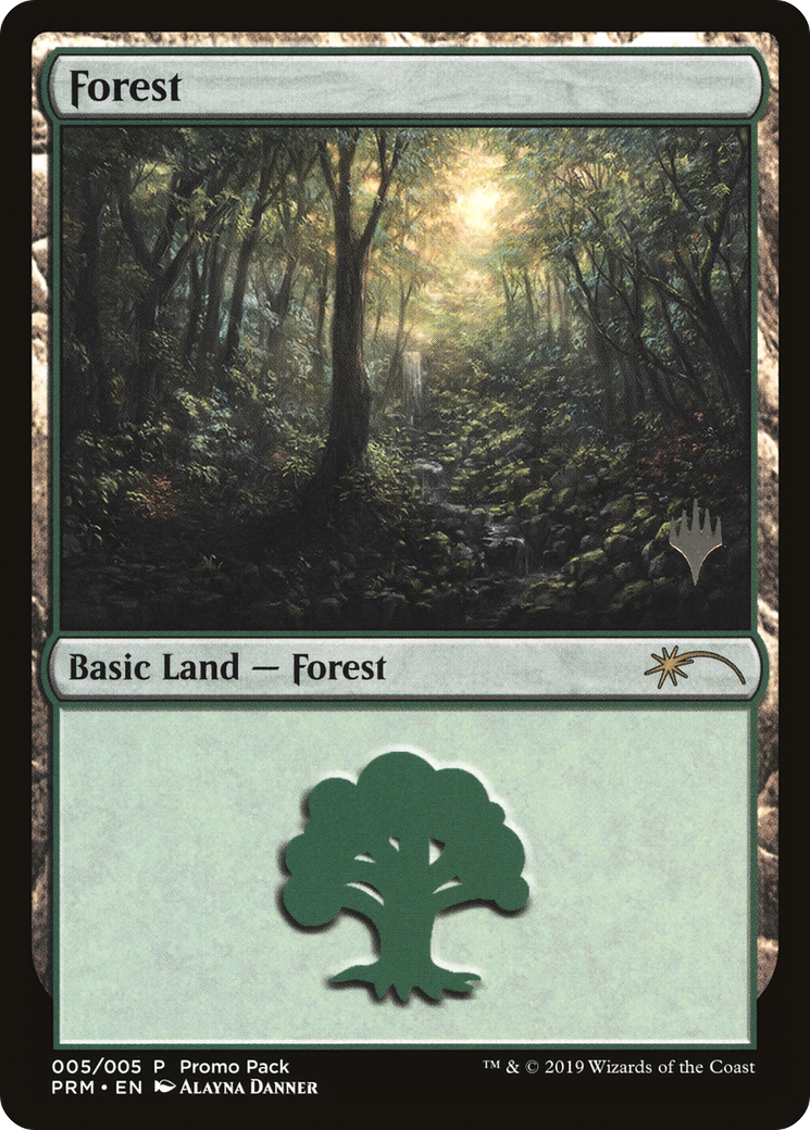 Forest (5) [Core Set 2020 Promo Pack]-1