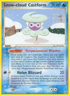 Snow-cloud Castform (29/113) (Stamped) [EX: Delta Species]-1