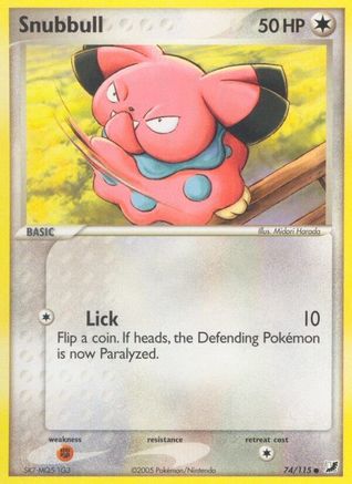 Snubbull (74/115) (Stamped) [EX: Unseen Forces]-1