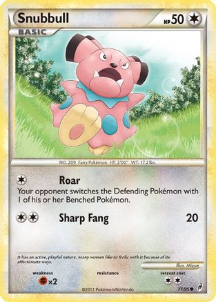 Snubbull (71/95) [HeartGold & SoulSilver: Call of Legends]-1