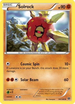 Solrock (64/146) [XY: Base Set]-1