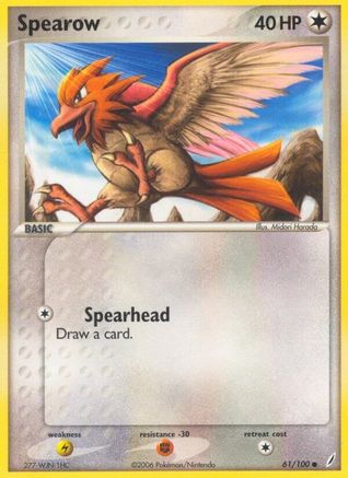 Spearow (61/100) (Stamped) [EX: Crystal Guardians]-1