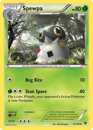 Spewpa (16/146) [XY: Base Set]-1
