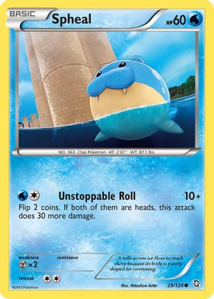 Spheal (29/124) [Black & White: Dragons Exalted]-1