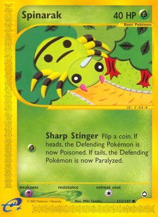 Spinarak (111/147) [Aquapolis]-1