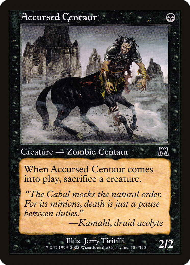 Accursed Centaur [Onslaught]-1