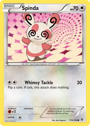 Spinda (115/149) [Black & White: Boundaries Crossed]-1