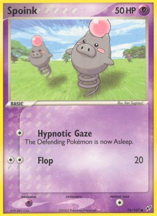 Spoink (76/107) (Stamped) [EX: Deoxys]-1