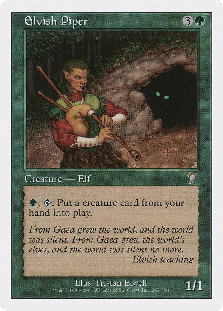 Elvish Piper [Seventh Edition]-1