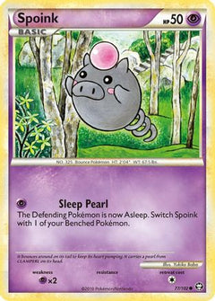 Spoink (77/102) [HeartGold & SoulSilver: Triumphant]-1