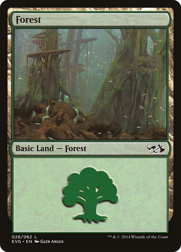 Forest (28) (Elves vs. Goblins) [Duel Decks Anthology]-1