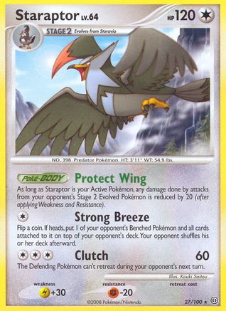 Staraptor (27/100) [Diamond & Pearl: Stormfront]-1