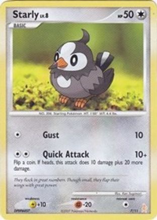 Starly (7/11) [Diamond & Pearl: Trainer Kit - Lucario]-1