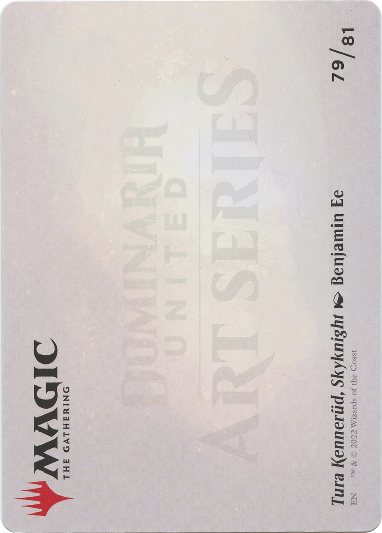 Tura Kennerüd, Skyknight // Tura Kennerüd, Skyknight (ADMU-079) - Dominaria United Art Series (Borderless)-2