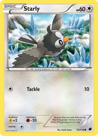 Starly (95/116) [Black & White: Plasma Freeze]-1