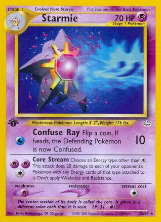 Starmie (25/64) [Neo Revelation Unlimited]-1