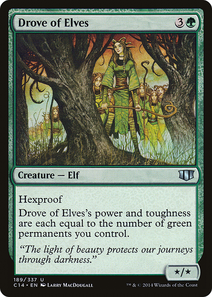 Drove of Elves [Commander 2014]-1