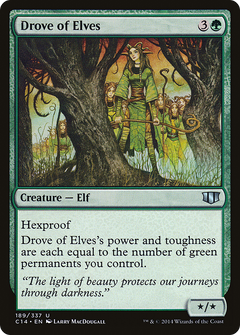 Drove of Elves [Commander 2014]-1