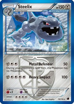 Steelix (79/116) [Black & White: Plasma Freeze]-1