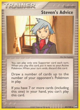 Steven's Advice (83/108) [EX: Power Keepers]-1