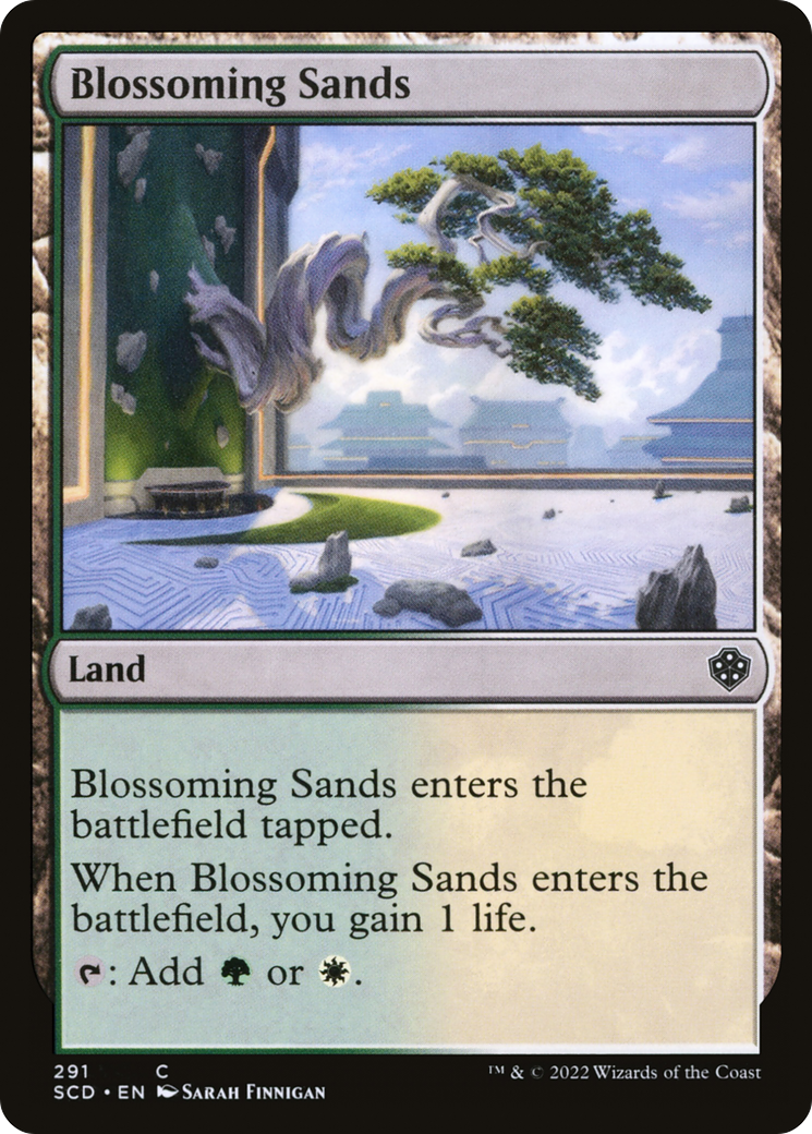 Blossoming Sands [Starter Commander Decks]-1