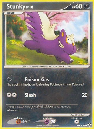 Stunky (76/100) [Diamond & Pearl: Majestic Dawn]-1