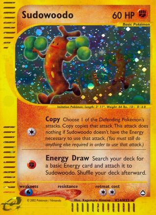 Sudowoodo (H24/H32) [Aquapolis]-1