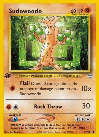 Sudowoodo (77/111) [Neo Genesis Unlimited]-1