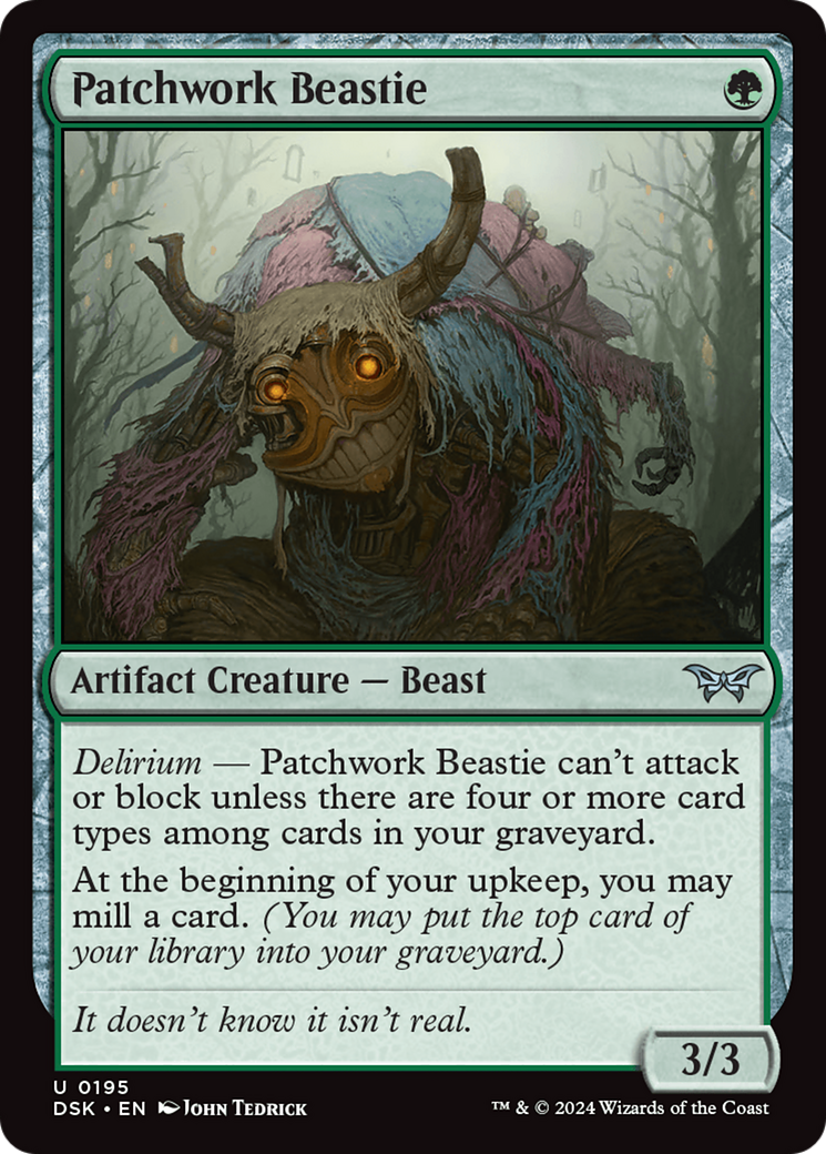 Patchwork Beastie [Duskmourn: House of Horror]-1