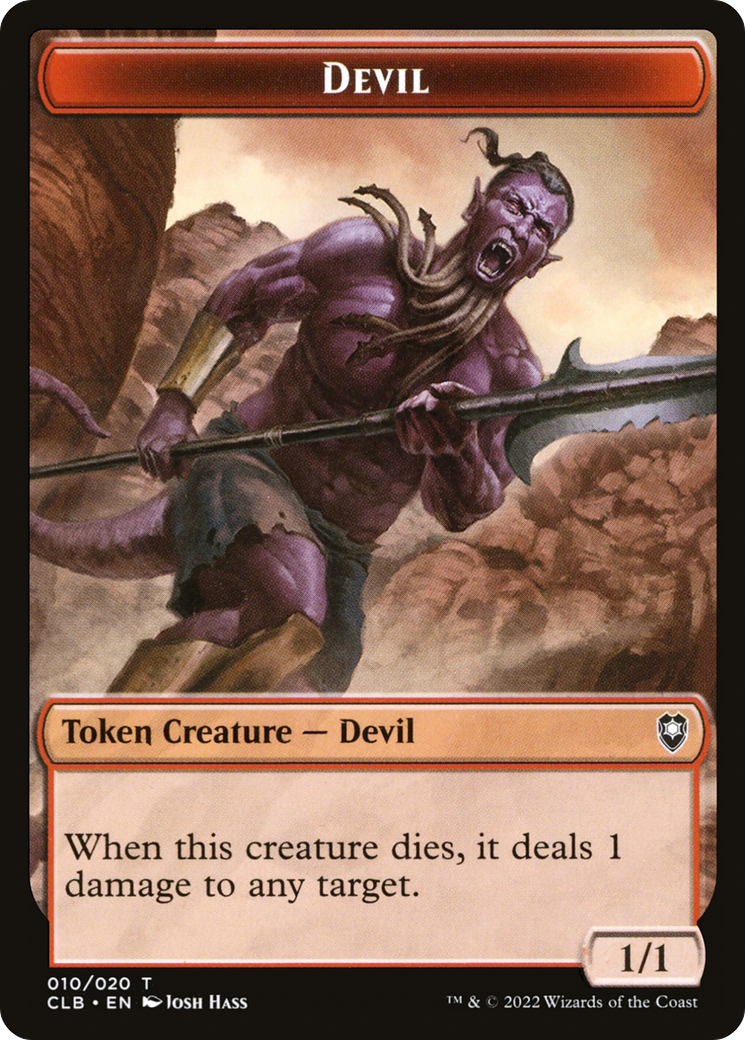 Devil Token [Commander Legends: Battle for Baldur's Gate Tokens]-1