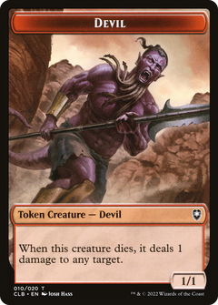 Devil Token [Commander Legends: Battle for Baldur's Gate Tokens]-1