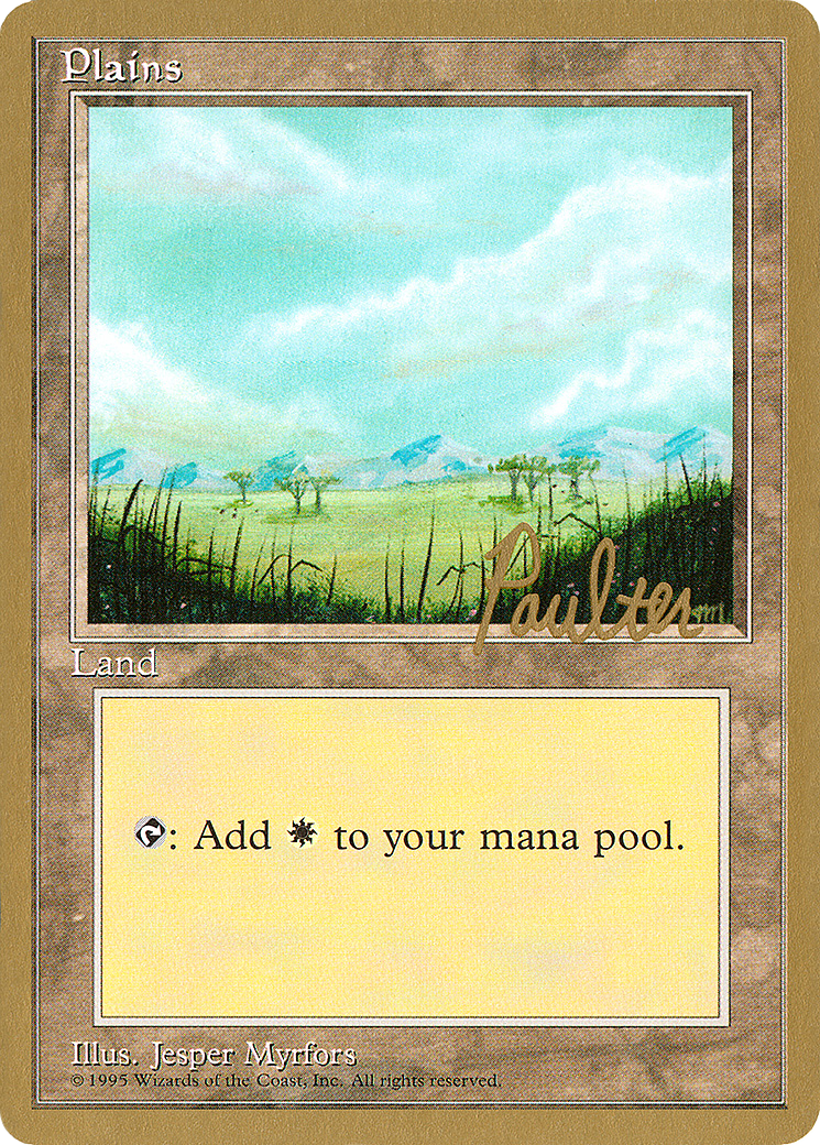 Plains (pp365) (Preston Poulter) [Pro Tour Collector Set]-1