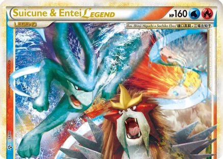 Suicune & Entei LEGEND (94/95) [HeartGold & SoulSilver: Unleashed]-1