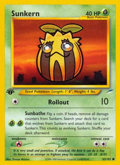 Sunkern (83/105) [Neo Destiny 1st Edition]-1