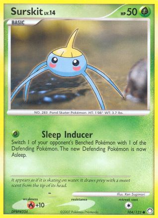 Surskit (104/123) [Diamond & Pearl: Mysterious Treasures]-1