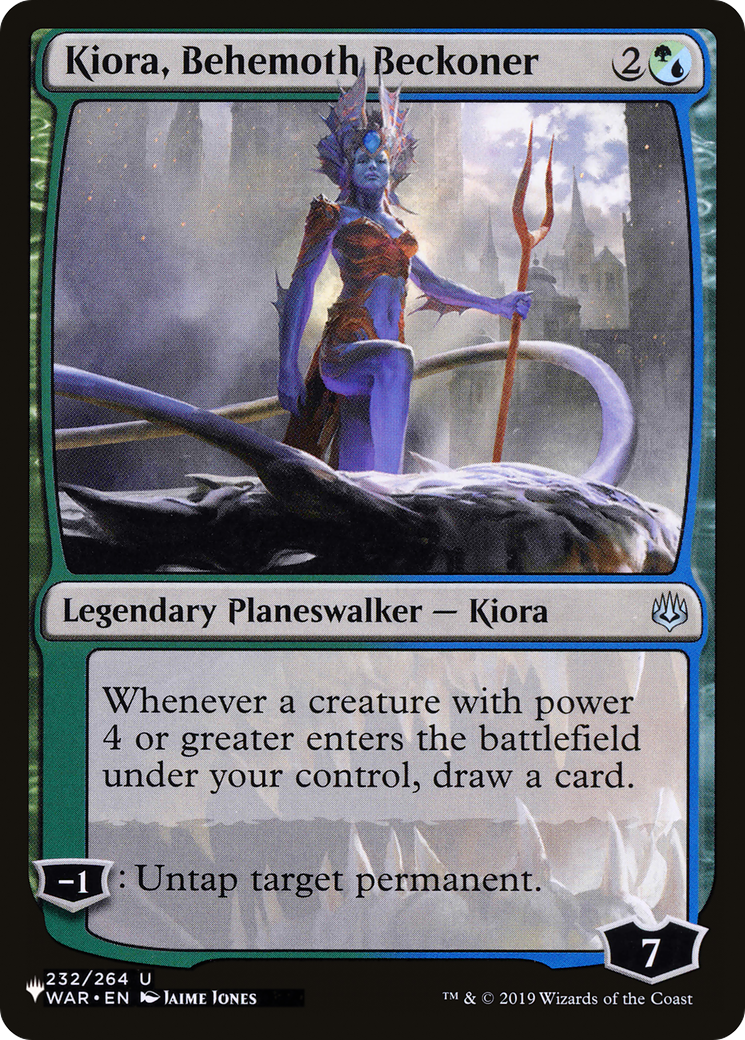 Kiora, Behemoth Beckoner [The List]-1