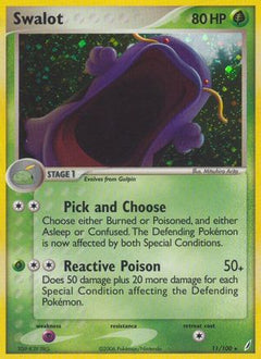 Swalot (11/100) (Stamped) [EX: Crystal Guardians]-1
