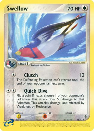 Swellow (45/97) [EX: Dragon]-1