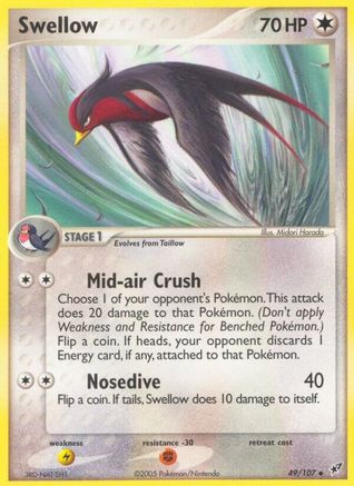 Swellow (49/107) [EX: Deoxys]-1