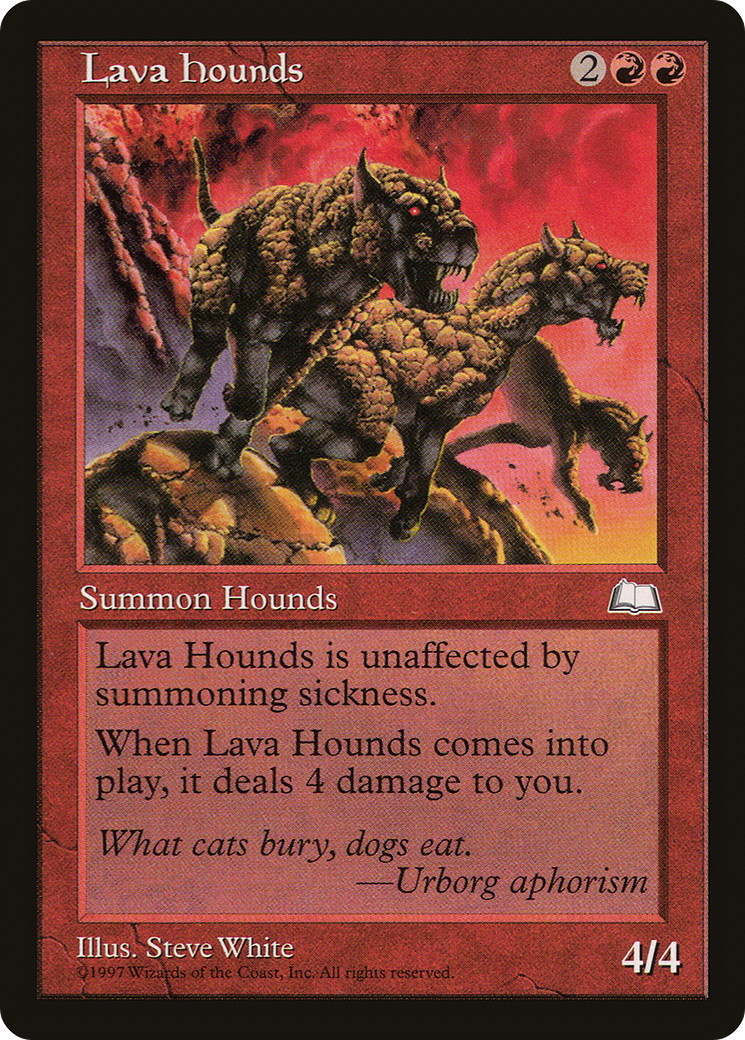 Lava Hounds [Weatherlight]-1