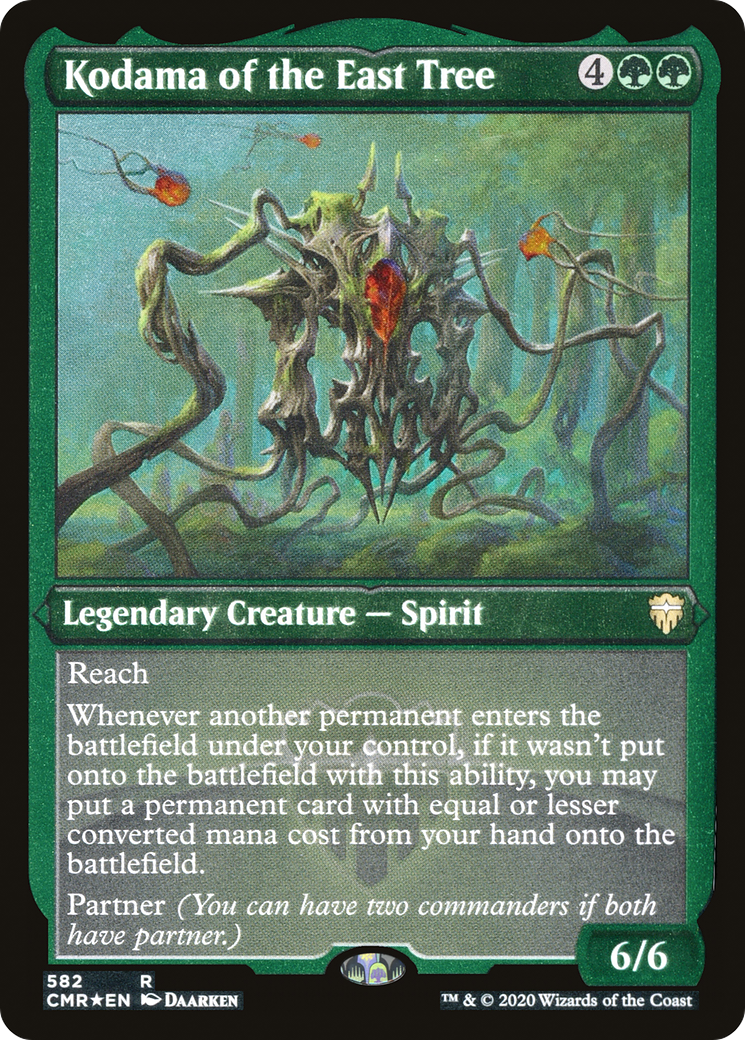 Kodama of the East Tree (Etched) [Commander Legends]-1