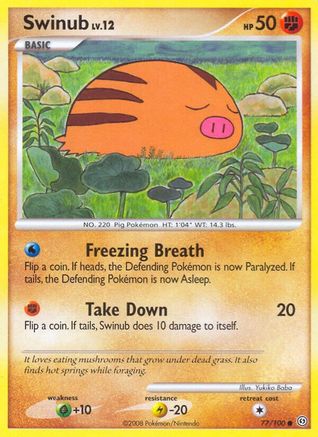 Swinub (77/100) [Diamond & Pearl: Stormfront]-1