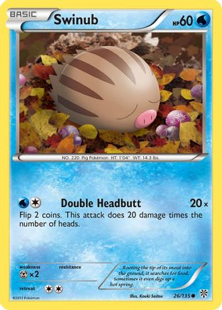 Swinub (26/135) [Black & White: Plasma Storm]-1