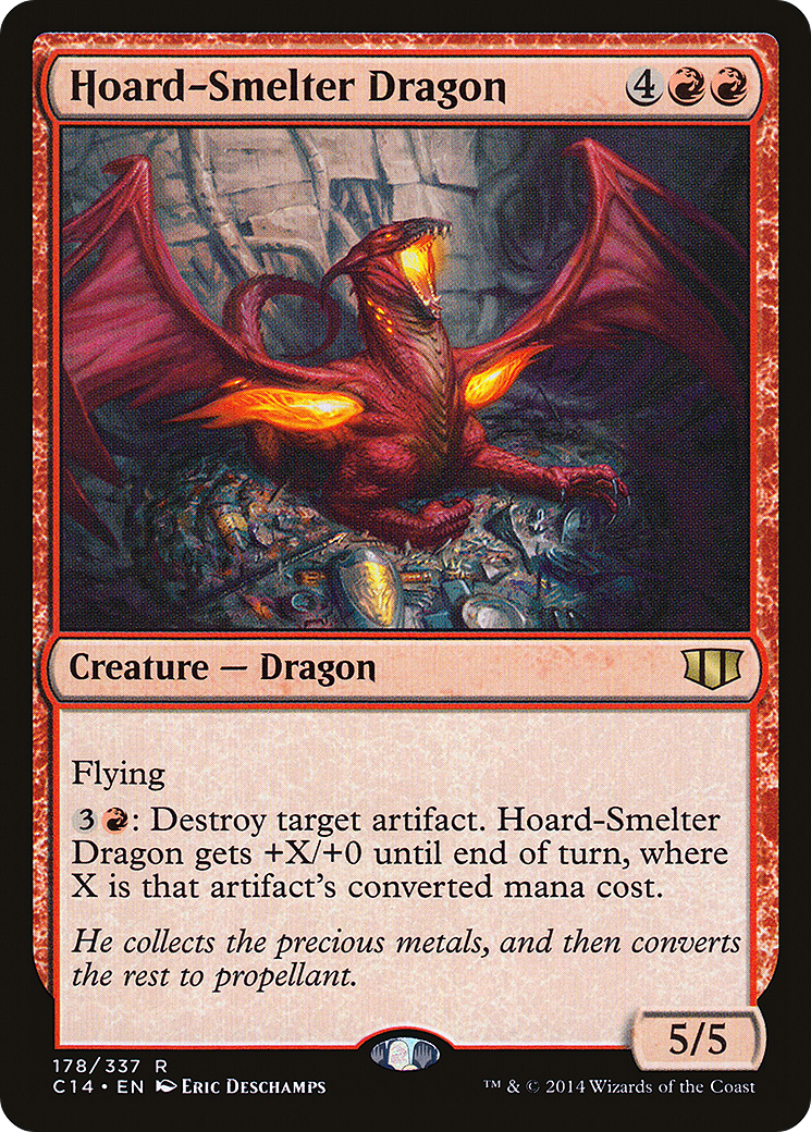 Hoard-Smelter Dragon [Commander 2014]-1