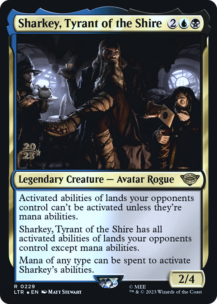Sharkey, Tyrant of the Shire [The Lord of the Rings: Tales of Middle-Earth Prerelease Promos]-1