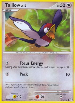 Taillow (124/146) [Diamond & Pearl: Legends Awakened]-1