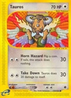 Tauros (133/165) [Expedition: Base Set]-1