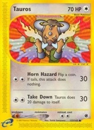 Tauros (133/165) [Expedition: Base Set]-1