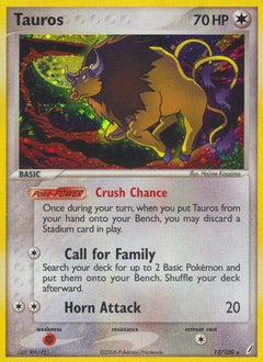 Tauros (12/100) [EX: Crystal Guardians]-1