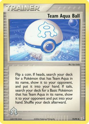 Team Aqua Ball (75/95) [EX: Team Magma vs Team Aqua]-1
